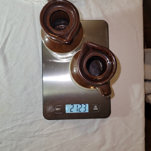 Vintage Oil and Vinegar Dining Pair/Salad Dressing Ceramic Bottles 1970s - Picture 5 of 5